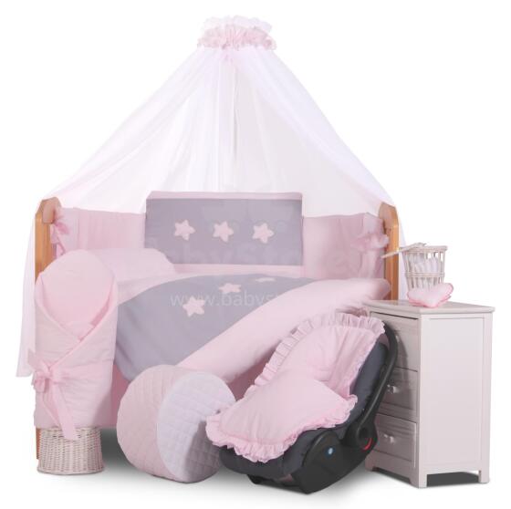 Tuttolina Stars Art.4H360 Pink Vaikų patalynės komplektas iš 4 dalių