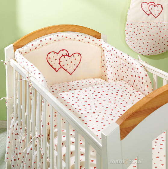 Mamo Tato Heart Col. Ecru  (40x180 cm)