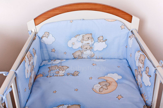 ANKRAS Bērnu gultiņas aizsargapmale 360 cm