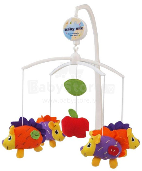 „Baby Mix 364M Musical Mobile“ muzikinė karuselė su pliušiniais elementais