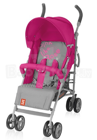 Bomiko '16 Modelis M plk. Pink Walking skėčio tipo vežimėlis