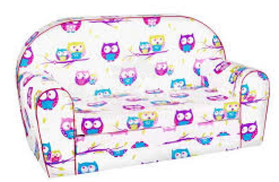 „Capri“ vaikiškos sofos minkšta sėdimoji sofa 100cm