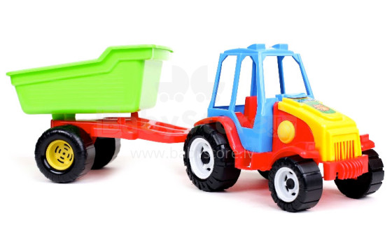 Sand Funny Toys 220 Tractor 452729 Детская машина трактор с прицепом