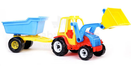 Sand Funny Toys 138 Traktorius 452722 Paplūdimio vilkiko priekaba
