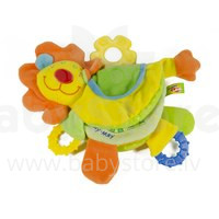 Fancy Toys Art.LKM0\M Lion Roro Mūzikālā rotaļlieta ar pīkstuli - grābulis ratiņiem/aukrēsliņiem/gutiņām
