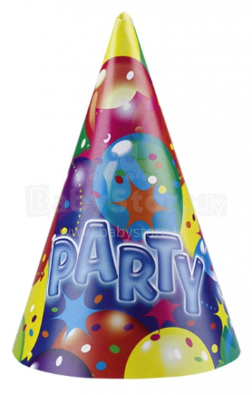 Amscan Party Art.250611   6 cepures svinībam 