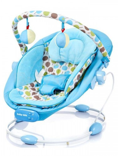 BabyMix Art. BR245-007 Blue Šūpuļkrēsliņš