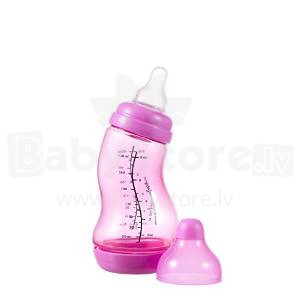 Difrax S-formas pudelīte 170 ml pink Art.705