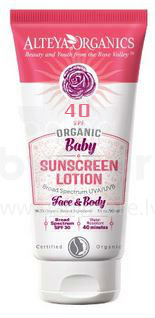 Alteya Organics Art.79803 Sunscreen lotion Baby 40spf 90 ml.