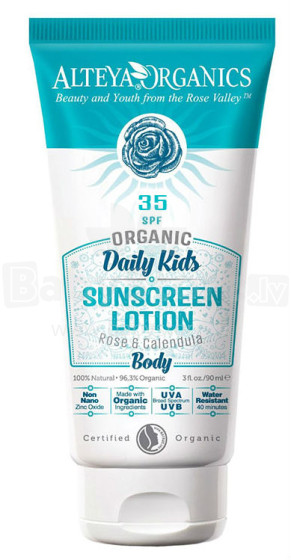 Alteya Organics Art.79804 Sunscreen lotion Daily Kids 35spf 90 ml.