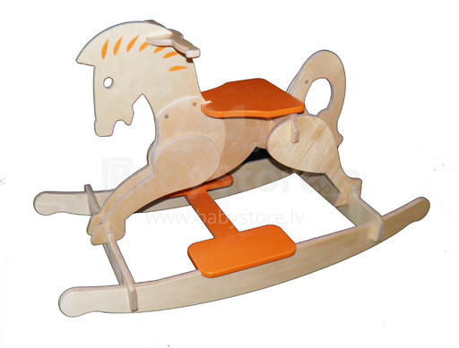 WoodyGoody Art. 17385 Детская деревянная лошадка-качалка
