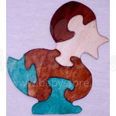 Toys Art.AS131 Bērnu koka puzle Pīlēns