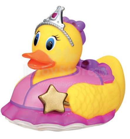 Munchkino menas. 012148 „White Hot Super Safety Bath Ducky“ (Princess) vonios žaislai su šilumos indikatoriumi „Saugi antis“