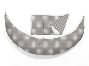 Nuvita DreamWizard Grey Polkadots Art. 7100 Многофункциональная подушка для беременных и кормящих