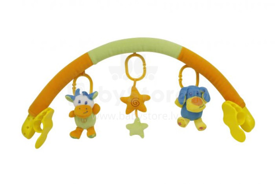„Lorelli Toys“ 10019059 straipsnis. Minkšta ir spalvinga žaislų arka vežimėliams, lovoms ir automobilių sėdynėms