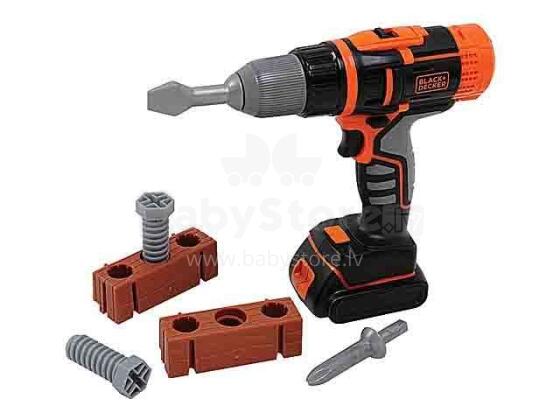 Smoby Art. 360194S „Black & Decker Mechanical“ vaikiškas grąžtas