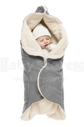 Wallaboo Baby Wrap Nore Grey Art.WW.0809.1111 Одеяло для пеленания