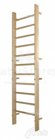 Laipiojimo stovas Art.008854 Švediški sieniniai mediniai laiptai 260 cm