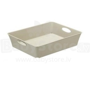 Rotho Living C5 Art.250239 Sand container, beige 26.4x21.2x6cm