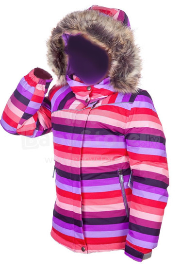 Lenne '16 Girls jacket Loore 15670/1610 Удлиненная термо куртка для девочек,
