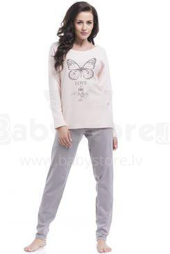 Dobranocka Art.8041 Pastel Pink   Тёплая пижама для беременных / кормления