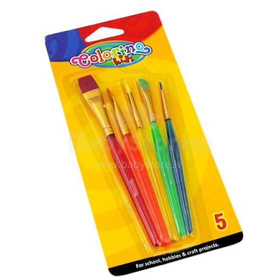 „Colorino Kids Art.3299PTR“ šepetėlių rinkinys piešimui 5 vnt.