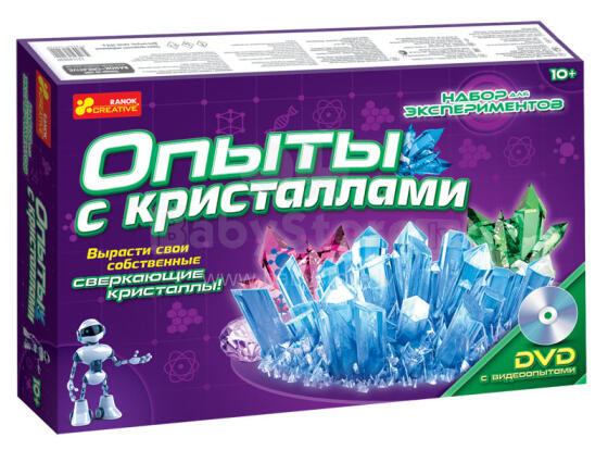 „Ranok Creative Art 0320“ eksperimentai su kristalais