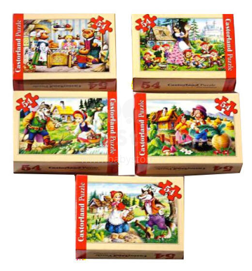Castorland Art.005406 Vaikiškos dėlionės - Vaikų dėlionė su 54 elementais