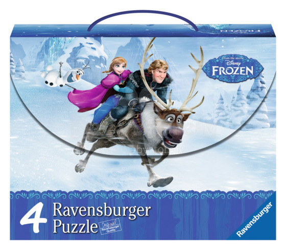 Ravensburger Art. 07300 Frozen Puzles četri vienā