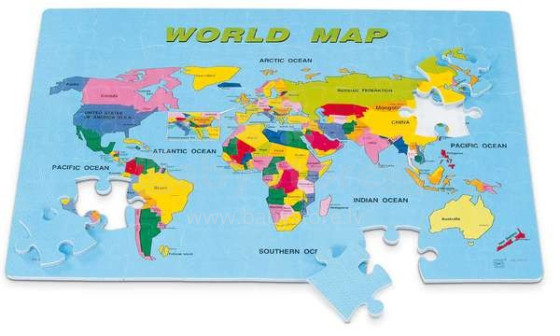 Eva World Map Art.PN200 Puzzle