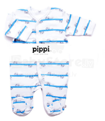 Pippi Art. 1420-700  Детский Стильный ползунок из натурального хлопка