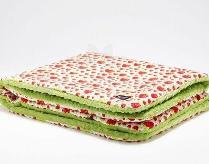 La Millou Art. 83493 Toddler Blanket Strawberry Fields Высококачественное детское двустороннее одеяло (80x100 см)