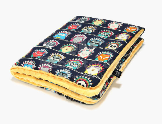 La Millou Art. 83496 Toddler Blanket Indian Zoo Sunshine