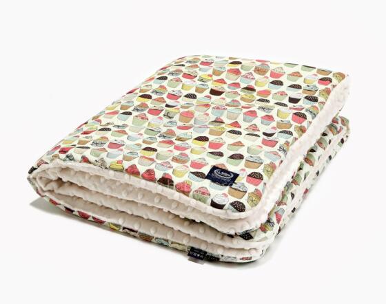 La Millou Art. 83506 Preschooler's Blanket Cupcakes Ecru