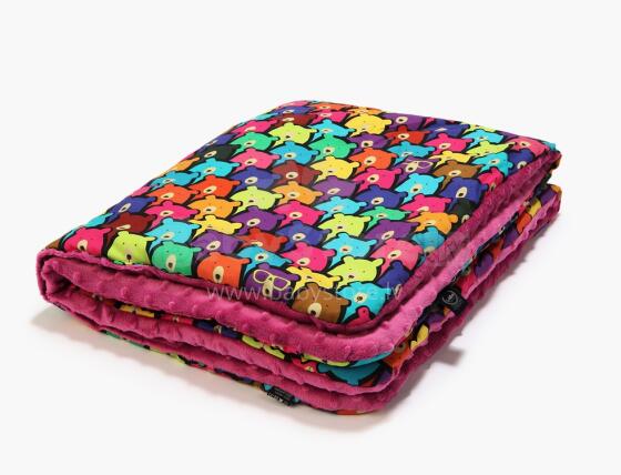 La Millou Art. 83510 Preschooler's Blanket Jelly Bears Raspberry