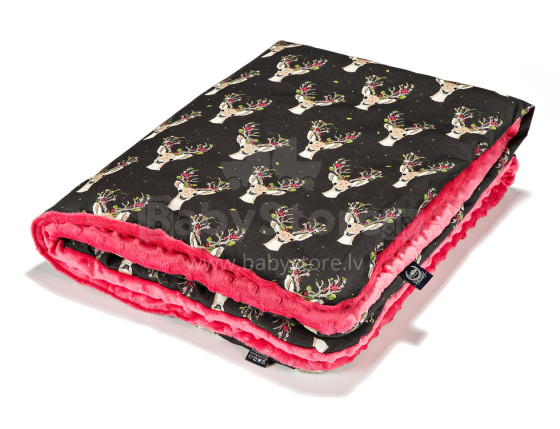 „La Millou“ autorė Katarzyna Zielinska Art. 83533 Ikimokyklinio amžiaus antklodė „Oh My Deer Watermelon Premium“ dvipusė antklodė (110x140 cm)
