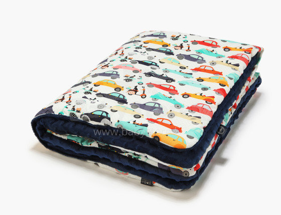 „La Millou“ menas. 83541 Ikimokyklinio amžiaus antklodė „La Mobile Navy Premium“ dvipusė antklodė (110x140 cm)