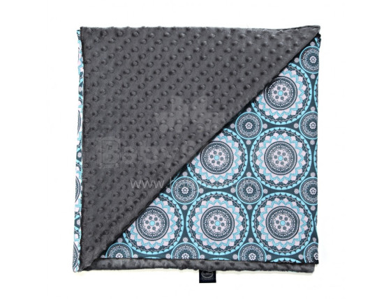 La Millou Art. 83562 Light Blanket L Mosaic Grey Высококачественное детское двустороннее легкое одеяло (110x140 см)