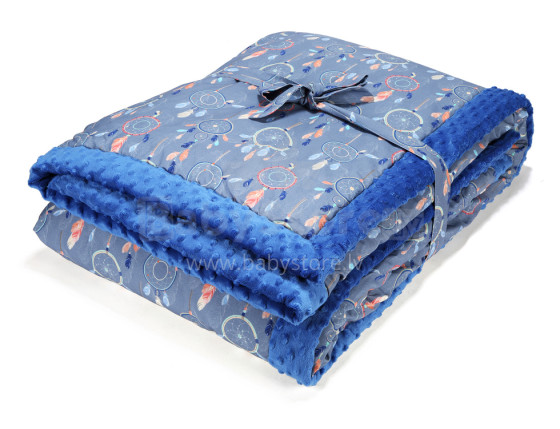 La Millou Art. 83583 For Parents Dream Catcher Electric Blue Высококачественное двустороннее одеяло (140x200 см)
