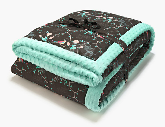 „La Millou“ Autorius Magdalena Rozczka Art. 83586 Tėvams Maggie Rose Choco Opal Premium kokybės dvipusė antklodė (140x200 cm)