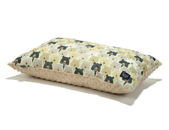 „La Millou“ menas. 83672 Big John Pure Bears Latte Premium pagalvė (40x60 cm)