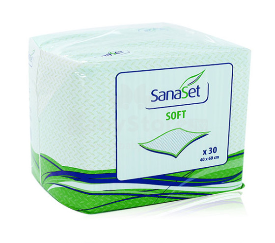 SanaSet vienkartinės sauskelnės, 30vnt. 60x40 cm