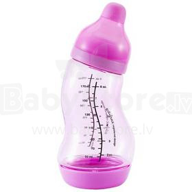 Difrax бутылочка в форме S 170 ml pink Art.705