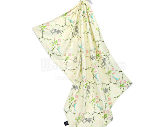 La Millou By Magdalena Rozczka Art. 83931 Bamboo Wrap Me Up Blanket Maggie Rose Vanilla Высококачественное детское одеяло из бамбука (120x100 см)
