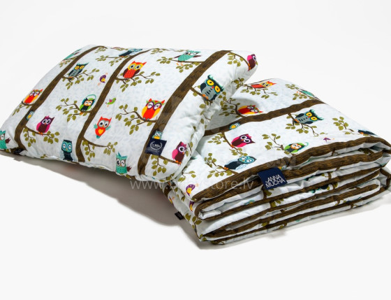„La Millou“ autorė Anna Mucha Art. 84020 „Bedclouthes M Owl Radio“ Aukščiausios kokybės antklodė ir pagalvė