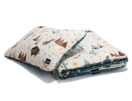 „La Millou“ menas. 84019 „Bedclouthes S Buffalo & Wild Nights“ Aukščiausios kokybės antklodė ir pagalvė