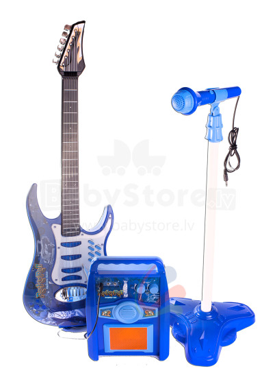 PW Toys Rock 'N Roll Guitar Art.IW012 Ģitāra ar mikrofonu un MP3