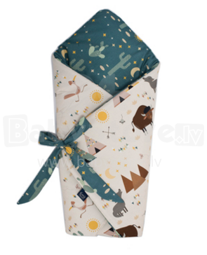 La Millou Art. 84145 Baby Horn Buffalo&Wild Night Жесткий конвертик для новорождённого (75х75 см)