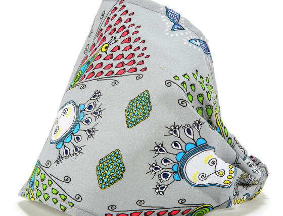 „La Millou“ autorė Anna Mucha Art. 84218 „Headband Skulls“ pilka kūdikio kaubojaus skrybėlių skara