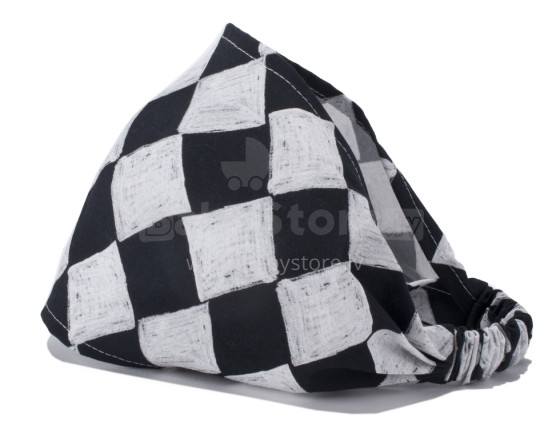 „La Millou“ menas. 84226 Galvos juostos „Follow Me Chessboard“ kūdikių kaubojaus kepurės nosinė
